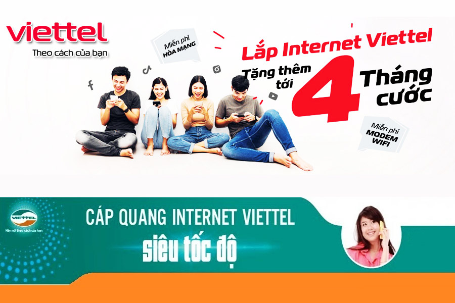 Chương trình khuyến mãi Internet Viettel Cần Thơ