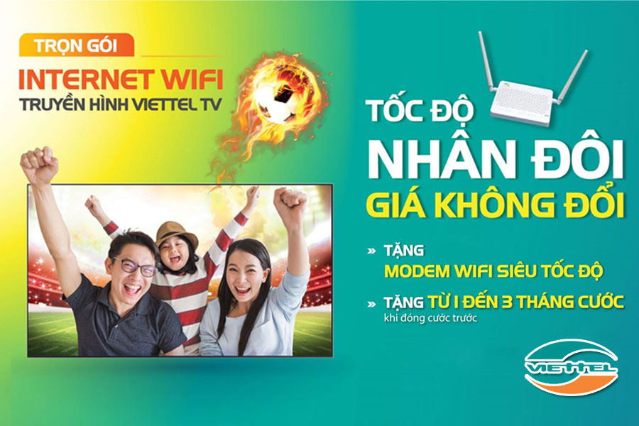 Lắp mạng wifi internet Viettel tại Bình Thủy
